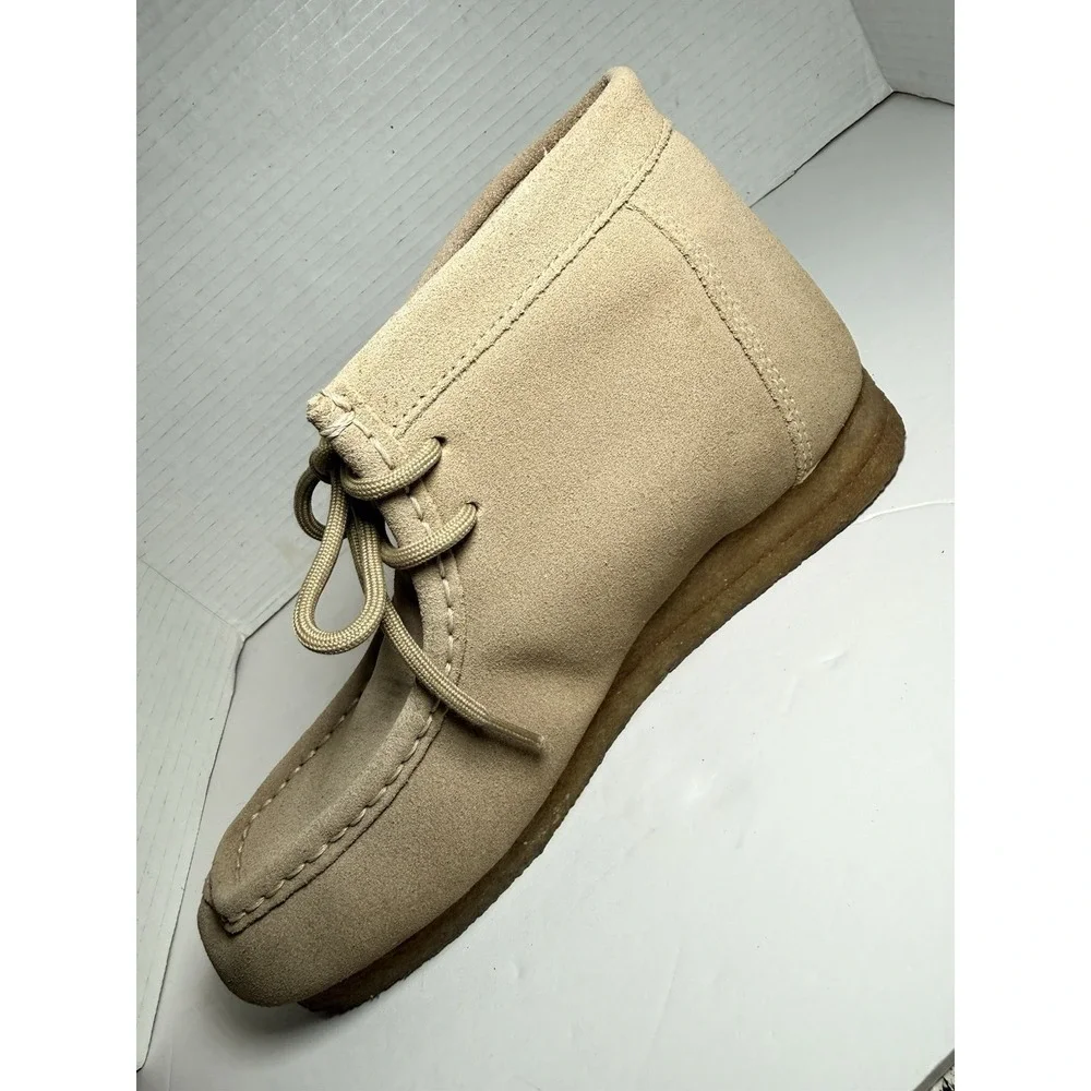 Roper Chukka Desert Boots Tan Suede Lace-Up Comfort Casual Men's Sz 7.5